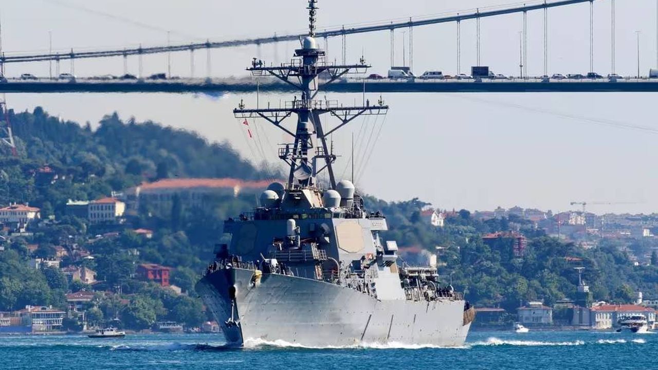 El USS Laboon derribó cuatro drones que fueron desplegados de zonas controladas por los hutíes del Yemen.