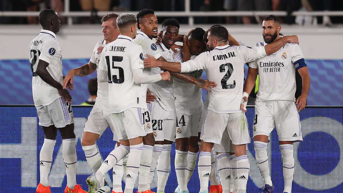 Real Madrid conquistó el título de la Supercopa de Europa 2022