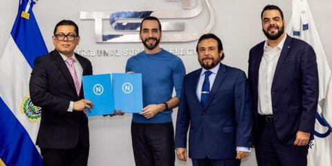 Nayib Bukele busca reelegirse como presidente de El Salvador.