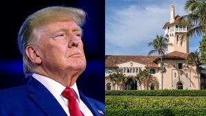 FILE - In this Jan. 18, 2021, file photo, Mar-a-Lago in Palm Beach, Fla. Former President Donald Trump says the FBI is conducting a search of his Mar-a-Lago estate. Spokespeople for the FBI and the Justice Department did not return messages seeking comment Monday evening. (Greg Lovett/The Palm Beach Post via AP, File)