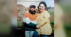 Michael Corleone Blanco y su mamá Griselda Blanco.