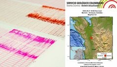 Un sismo de magnitud 3,9 se registró en Colombia durante la madrugada de este martes.