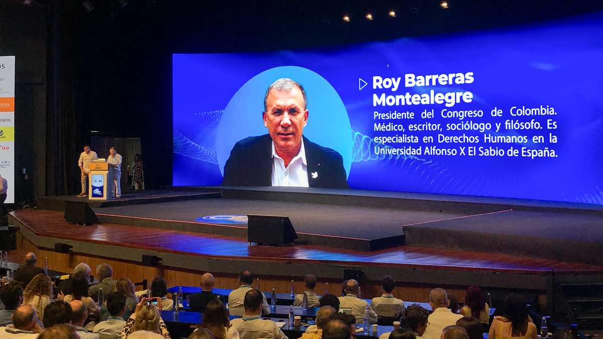 Roy Barreras en la Séptima edición del Congreso Empresarial Colombiano.