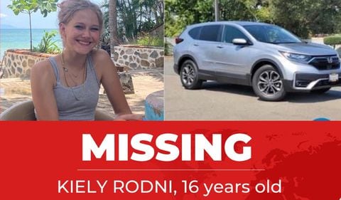 Ella es Kiely Rodni quien desapareció desde el pasado sábado 6 de agosto