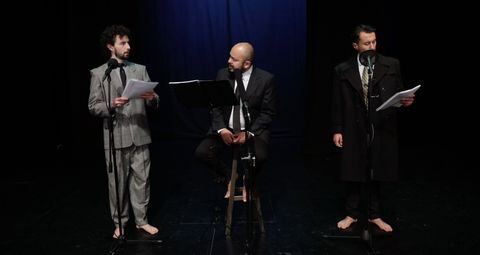 El Teatro Libre presenta Hamlet en radio a través de la plataforma del Teatro Julio Mario Santo Domingo. Foto cortesía del Teatro Mayor