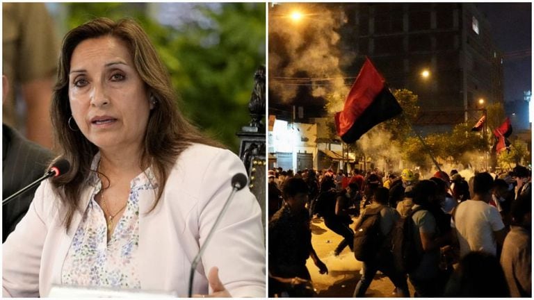 La presidenta de Perú, Dina Boluarte, enfrenta nuevamente pedidos de renuncia.