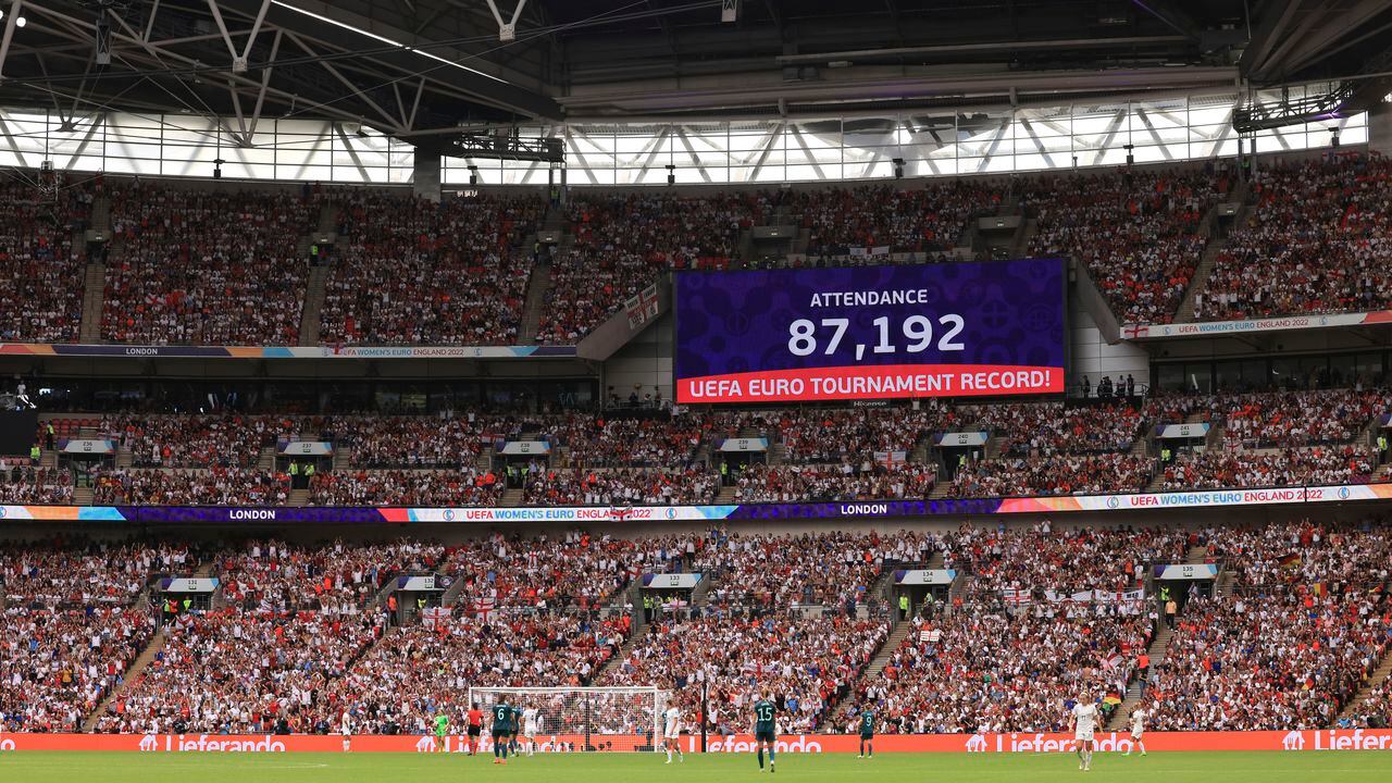 El estadio de Wembley impuso un nuevo récord en la Eurocopa Femenina 2022