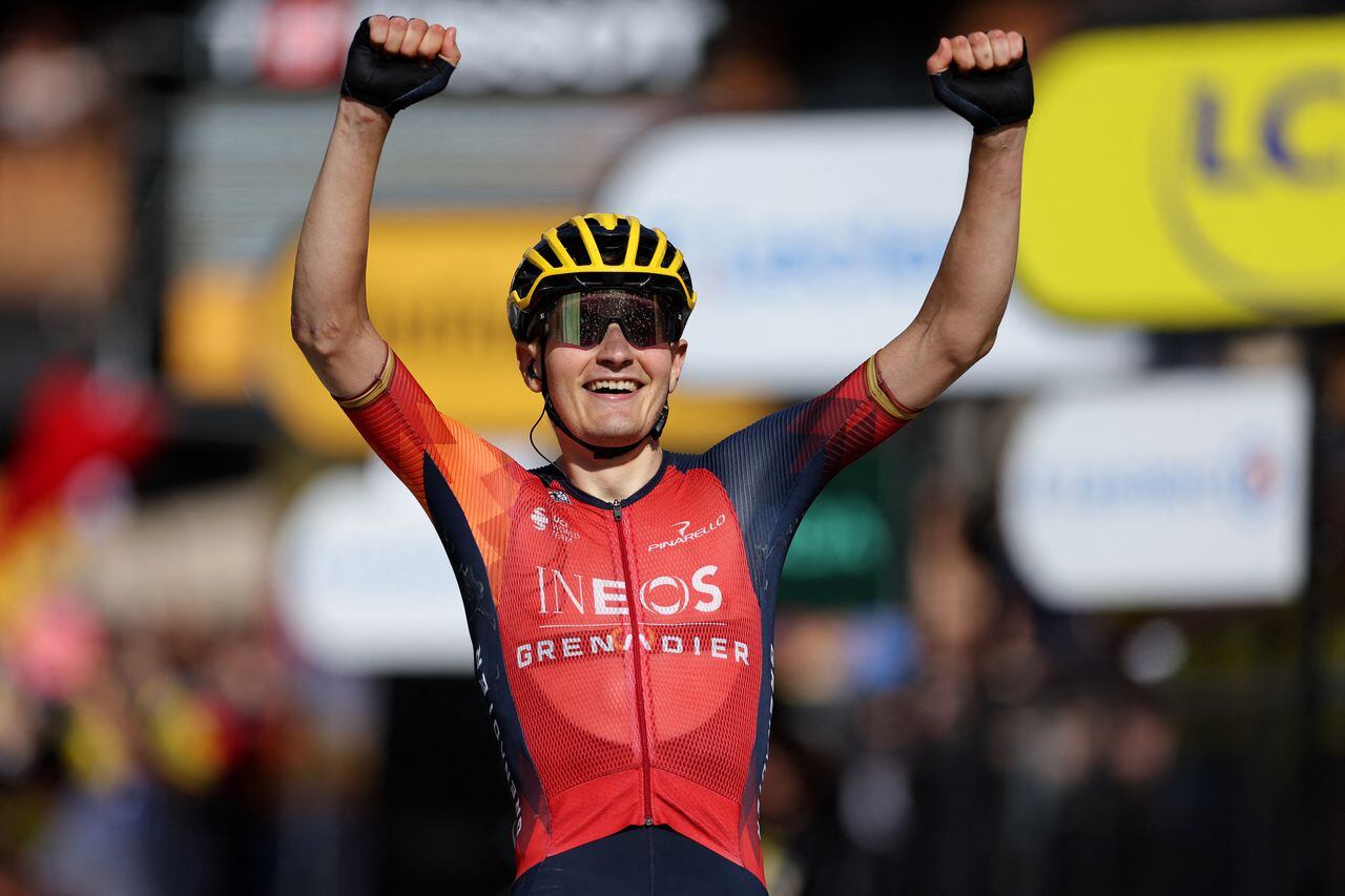 Carlos Rodríguez (Ineos) venció en la etapa 14 del Tour de Francia.