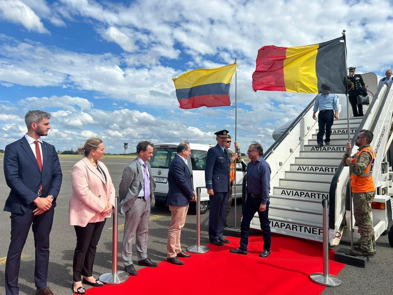El presidente de la República Gustavo Petro llegó a Bruselas (Bélgica) para representar a Colombia en una nueva versión