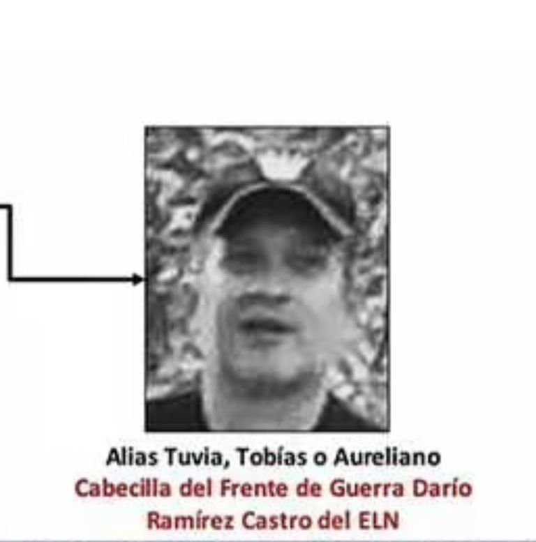 Las Fuerzas Militares abatieron a  alias Tuvia, comandante del Frente de Guerra Darío Ramírez Castro del ELN.