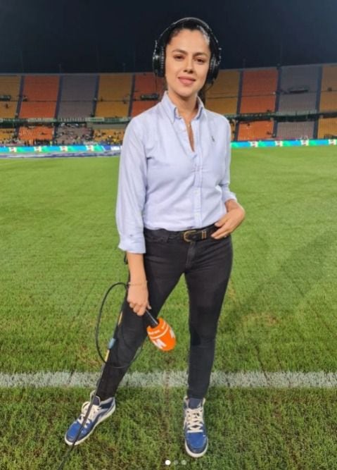 Sheyla García, periodista de Win Sports.