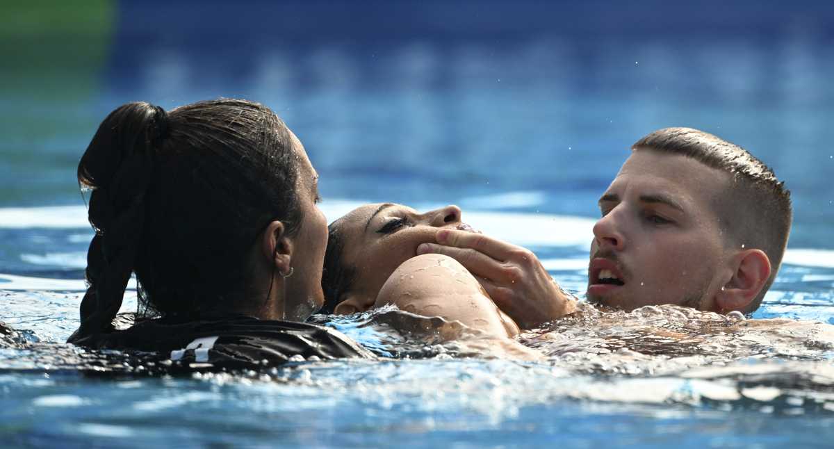 “Todo se puso negro”: escalofriante relato de Anita Álvarez sobre su desmayo en el mundial de natación