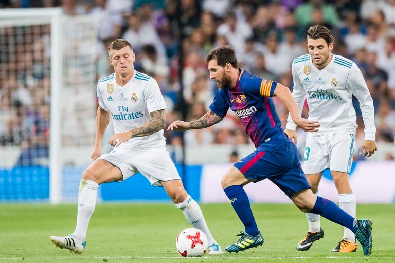Lionel Messi no pudo celebrar en aquella ocasión ante su clásico rival.