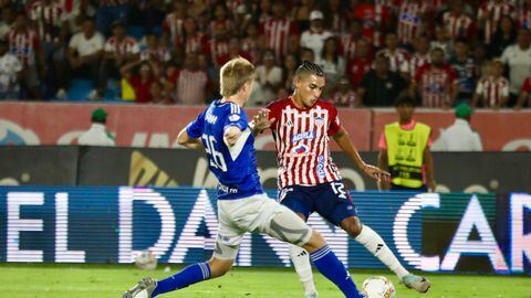 Junior y Millonarios disputaron el partido de ida de la Superliga.