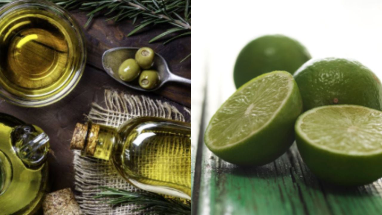 Aceite de oliva, limón