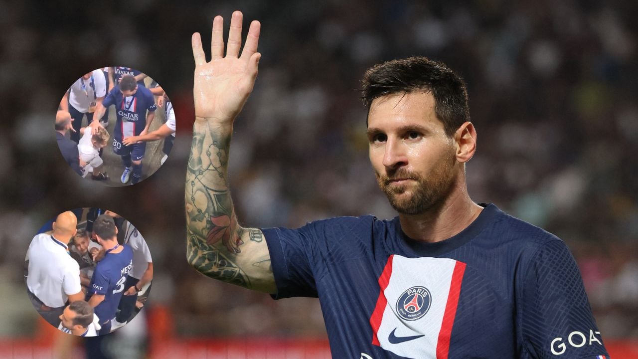 Lionel Messi fue la gran sensación en la final de la Supercopa de Francia
