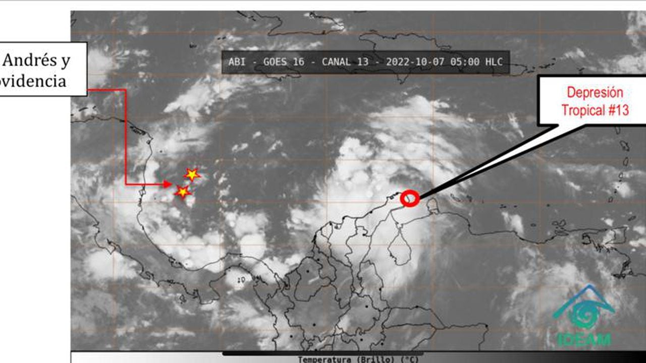 La tormenta Tropical Trece podría convertirse en huracán a su llegada a San Andrés.