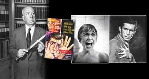 Psicosis de Alfred Hitchcock: la escena en la que el perturbado Norman Bates, interpretado por Anthony Perkins, apuñala en la ducha a Marion Crane, el personaje de Janet Leigh, es una de las más famosas de la historia del cine