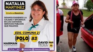 Natalia Martínez, la mujer que lanzó excremento a unas vendedoras ambulantes en Villavicencio. Montaje Semana