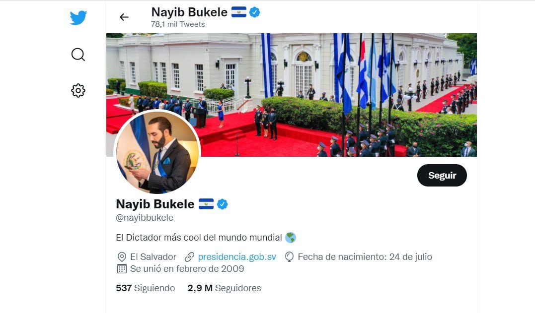 Twitter Nayib Bukele