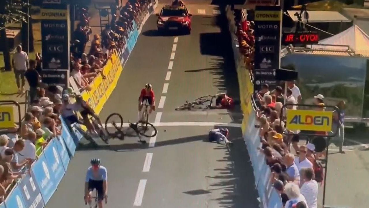 Tour de l'Avenir, accidente en la sexta etapa