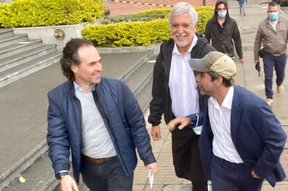 Federico Gutiérrez, Enrique Peñalosa y Alex Char.