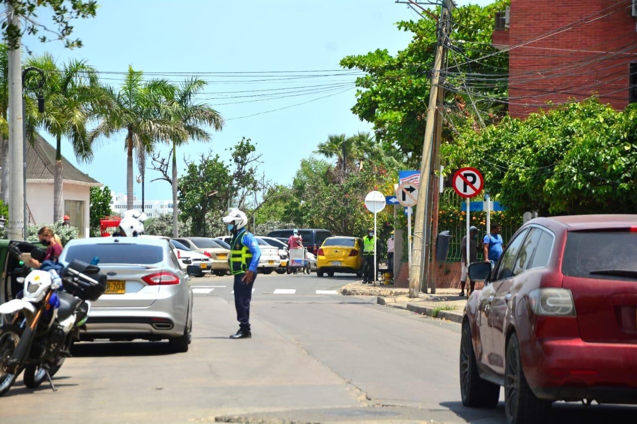 Operativos de tránsito en Cartagena