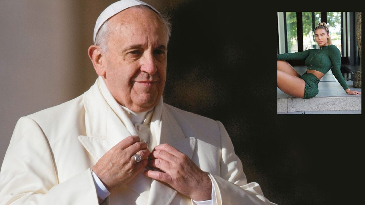 Papa Francisco y modelo Natalia Garibotto