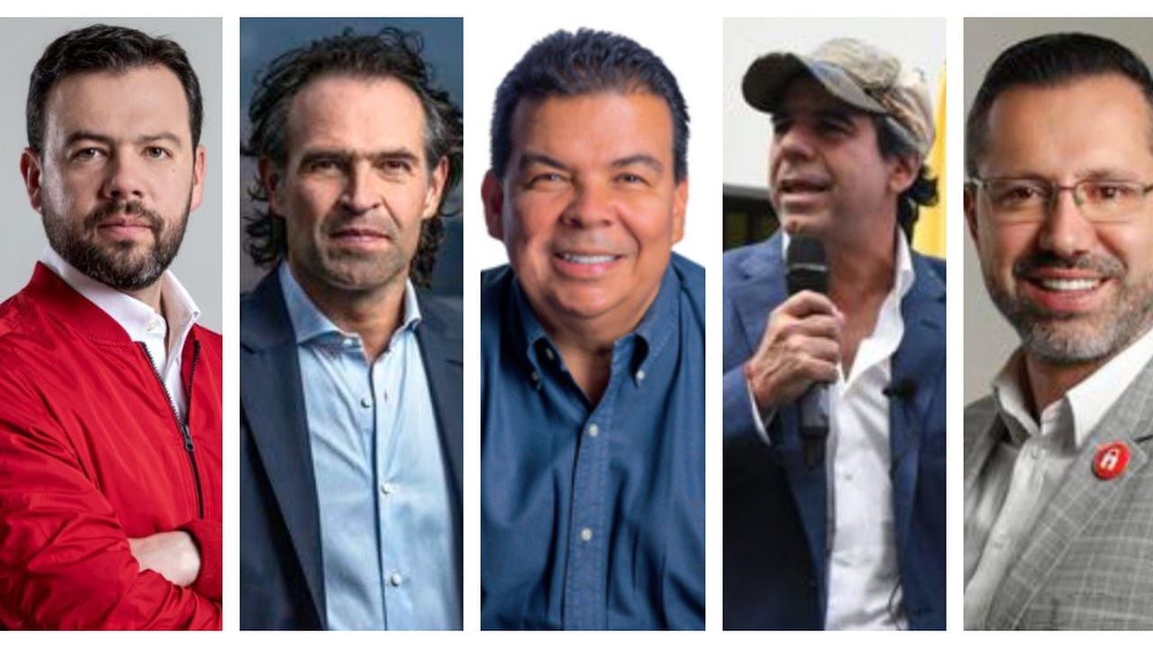 Carlos Fernando Galán, Federico Gutiérrez, Roberto Ortiz, Alejandro Eder y Jaime Andrés Beltrán