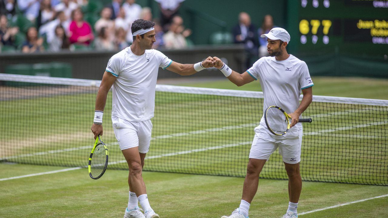 Robert Farah y Juan Sebastián Cabal - Wimbledon. Foto: Tim Clayton/Corbis vía Getty Images
