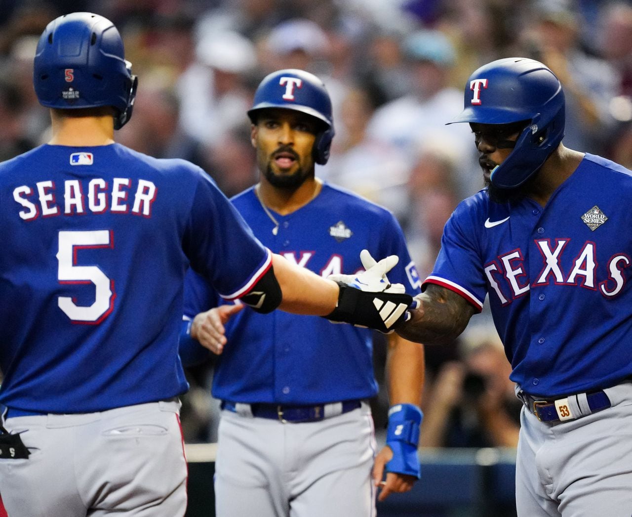 Rangers están a un triunfo de ser campeones de la Serie Mundial de Beisbol.
