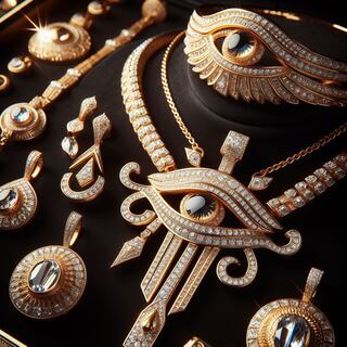 Ojo de Horus en las joyas.