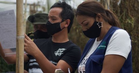 Integrantes de la Unidad de Reacción Inmediata Ambiental de la CRQ en Quindío.