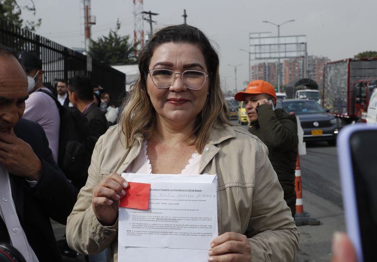 Iris Camargo Madre de colombiana Paula Duran que  padece cáncer terminal en USA le dieron visa humanitaria