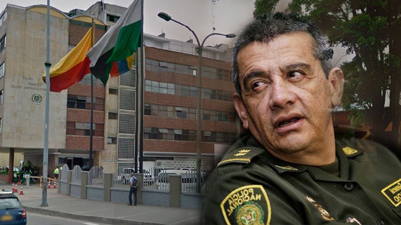 General Eliecer Camacho, Comandante de la Policía de Bogotá. Abril de 2021.