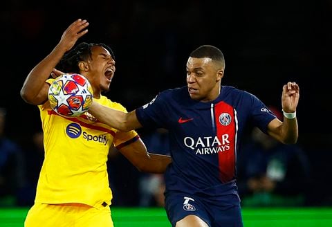 Champions League partido de cuartos de final entre Barcelona y París Saint Germain