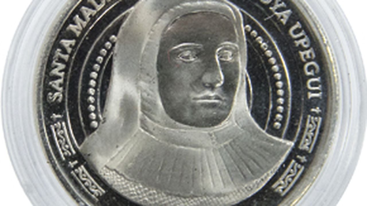 Moneda conmemorativa de la Santa Madre Laura Montoya Upegui