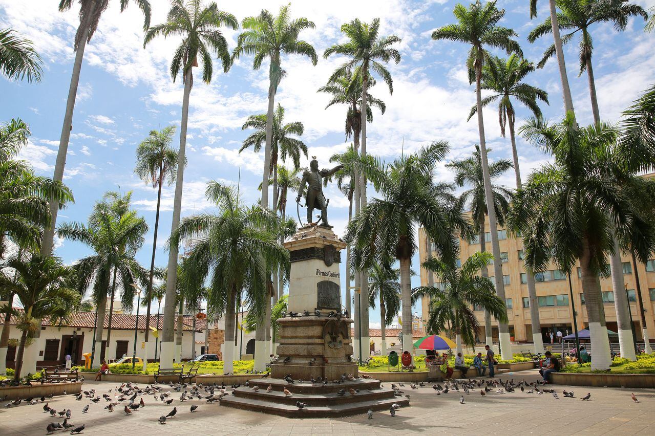 Alrededor del Parque García Rovira, en Bucaramanga, se encuentra la Alcaldía y el Palacio de Justicia entre otros.