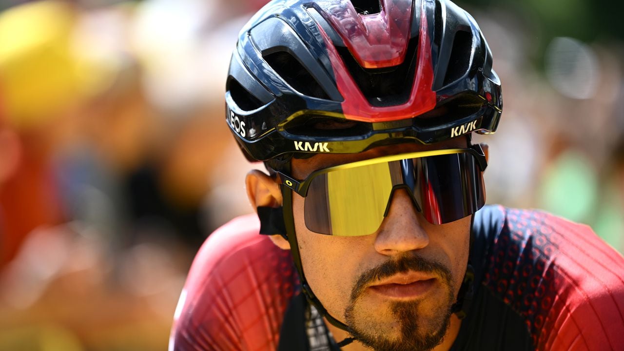 NYBORG, DENMARK - JULY 02: Daniel Felipe Martinez Poveda of Colombia and Team INEOS Grenadiers prior to the 109th Tour de France 2022, Stage 2 a 202,2km stage from Roskilde to Nyborg / #TDF2022 / #WorldTour / on July 02, 2022 in Nyborg, Denmark. (Photo by Stuart Franklin/Getty Images)