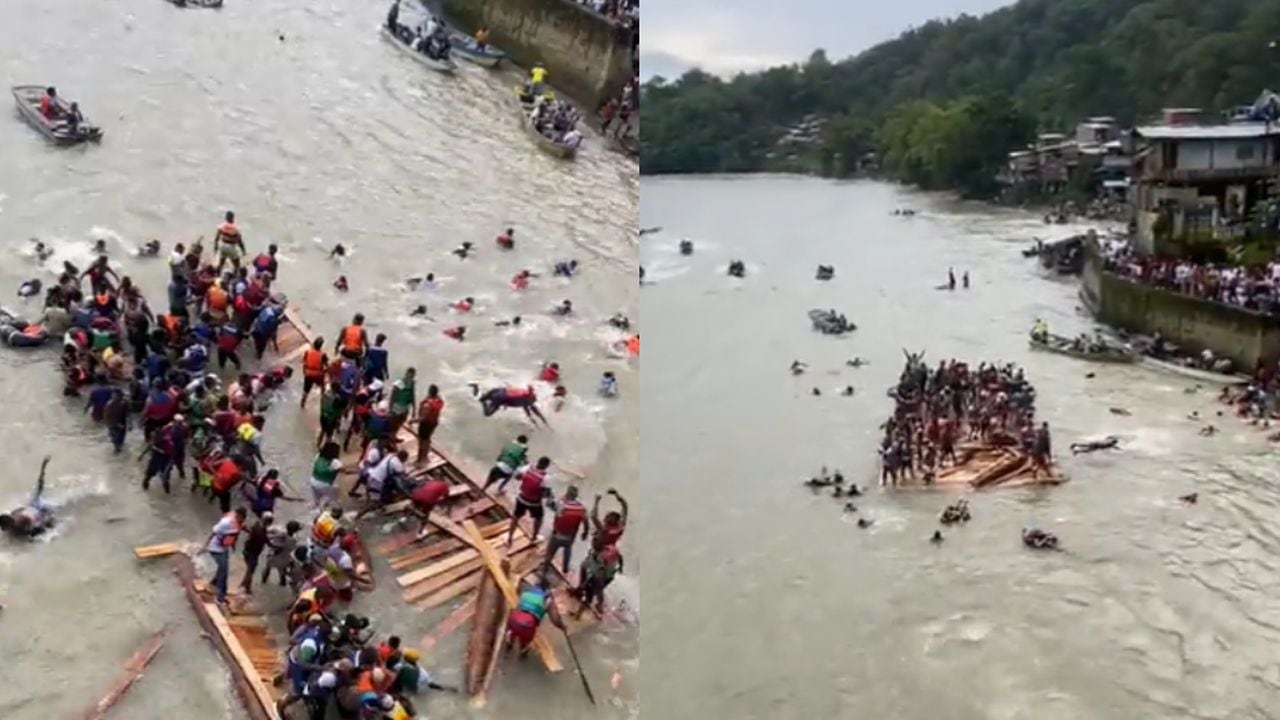 Emergencia en el río San Juan del municipio de Istmina, Chocó.