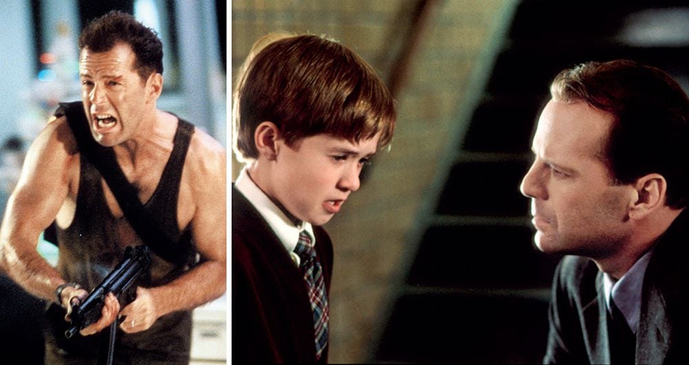 Bruce Willis ha participado en 70 películas, pero el papel más destacado fue el del detective John McClane, en Die Hard. También se lo recuerda por The Sixth Sense.