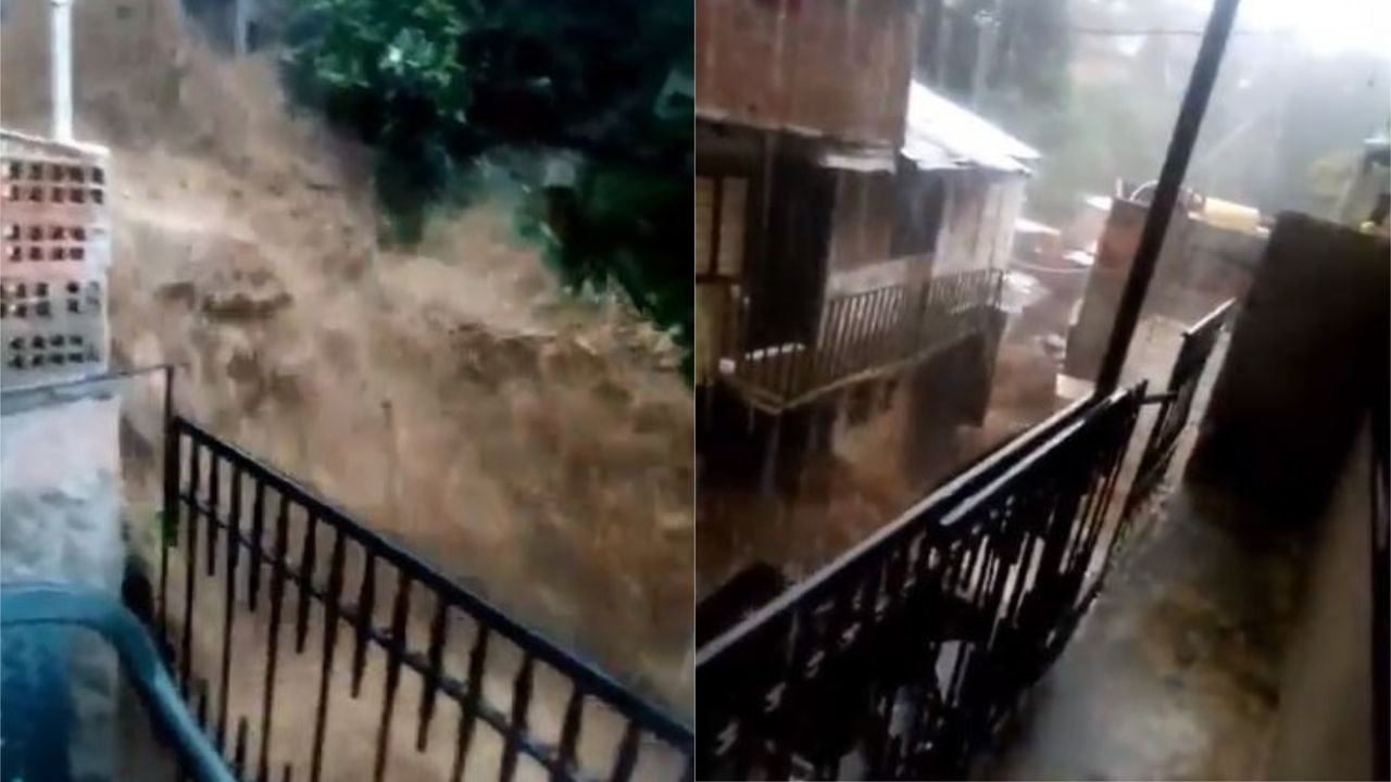 Hay emergencia en Cali por fuertes lluvias, varios barrios están inundados