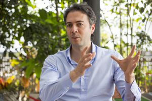 Entrevista a Daniel Quintero, alcalde de Medellín. Foto: David Estrada Larrañeta