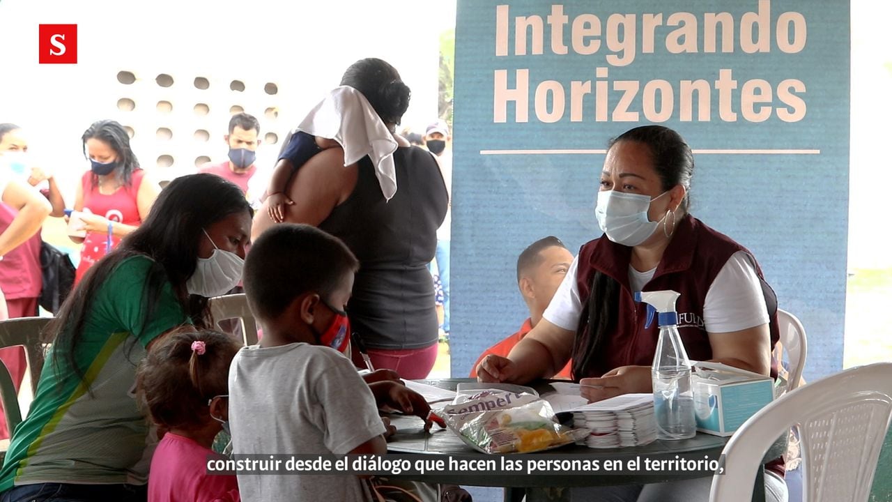 Integrando Horizontes, un programa de FUPAD, busca mejorar la situación de los migrantes venezolanos en Colombia.