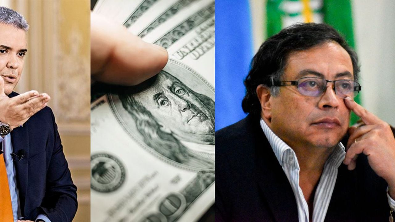 Iván Duque, dólar y Gustavo Petro