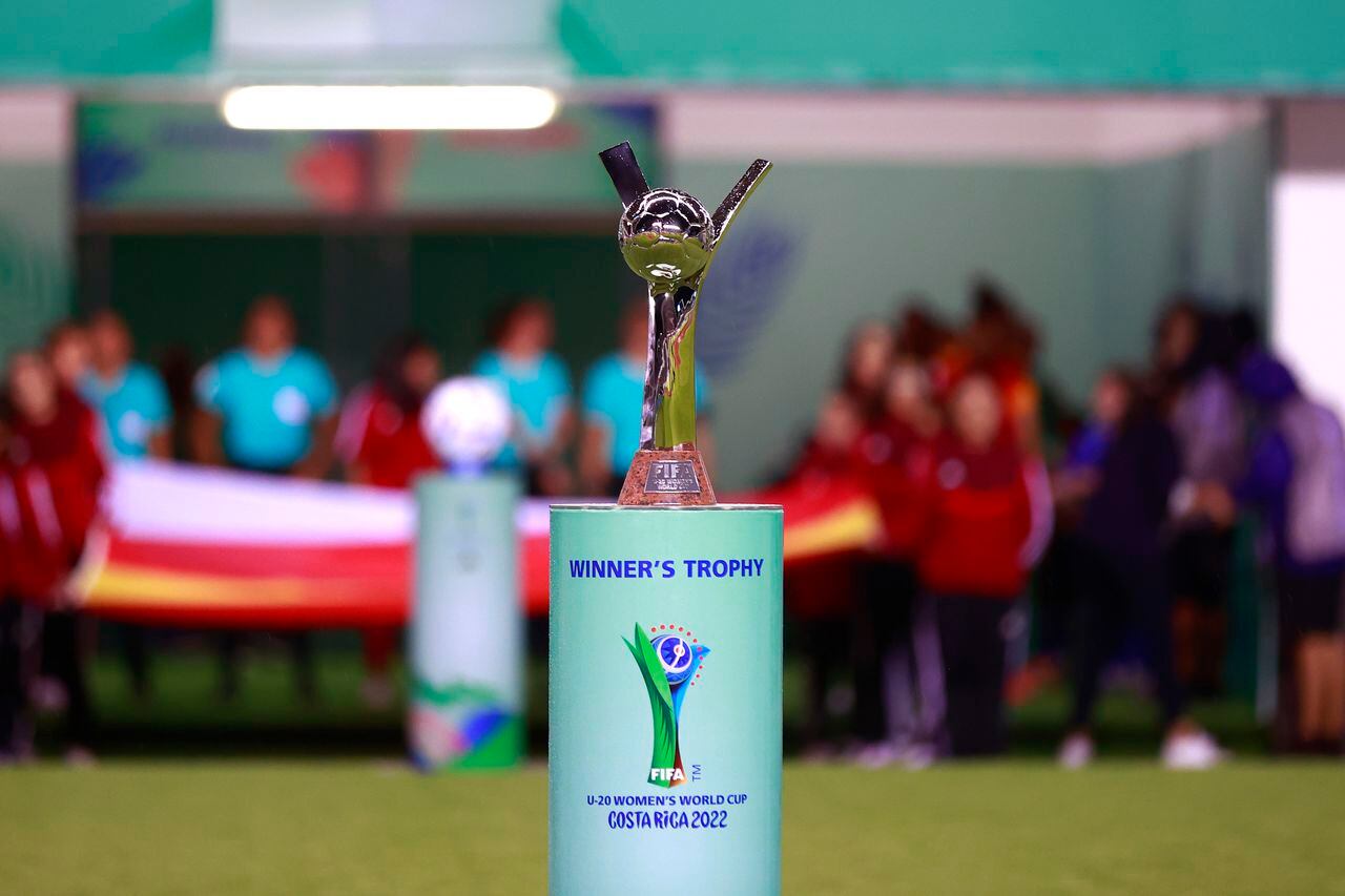 Trofeo que se llevarán las campeonas del Mundial Femenino Colombia Sub-20.