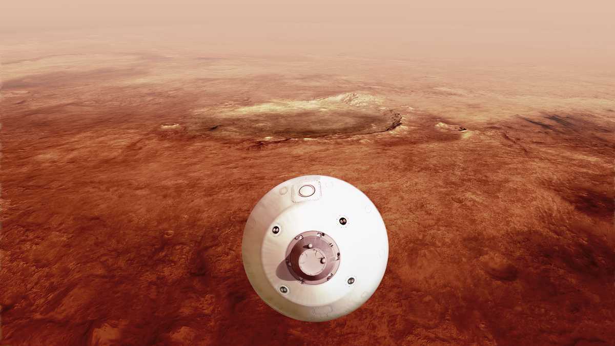 Rover Perseverance  en Marte.
