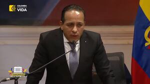 Habla Alexander López, saliente presidente del Senado.