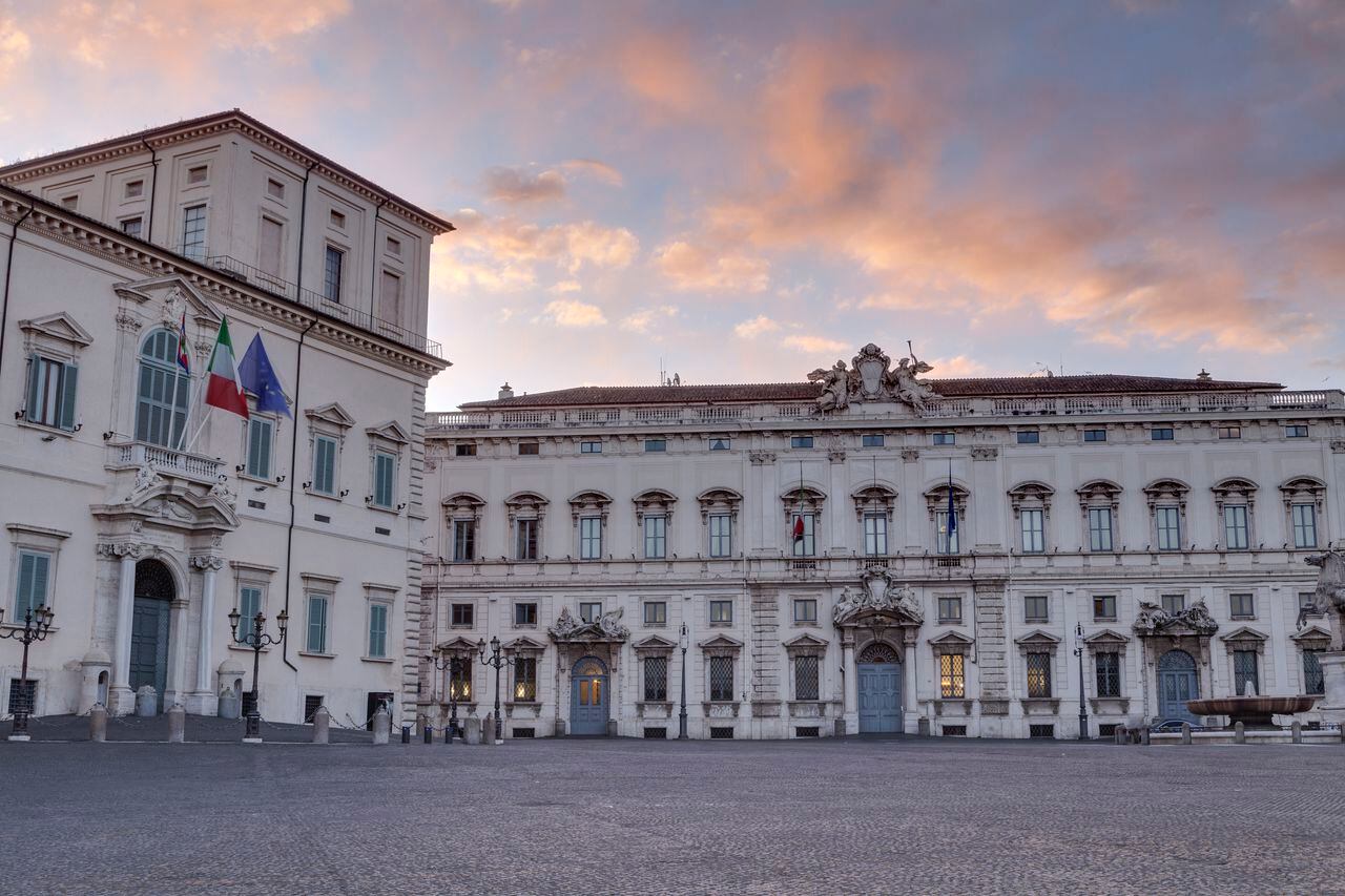 Palazzo del Quirinale in Rome. It is the residence of the Head of State.