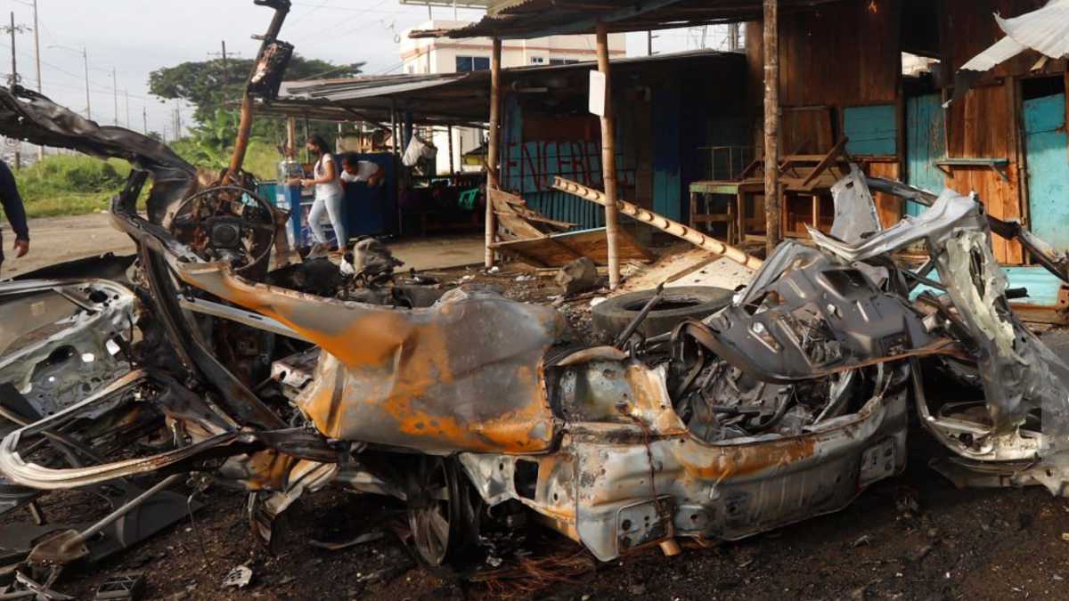El 25 de abril de 2022 ya un carro bomba había explotado en la ciudad de Guayaquil y también afectó varias viviendas alrededor.